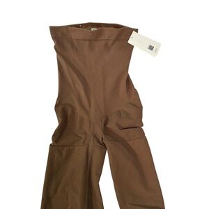 Spanx Shapewear Bodysuit Tummy Control Thigh Slimmer Brown‎ NWT